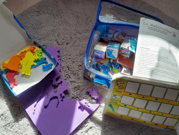 Jeu la maternelle plus carte du monde