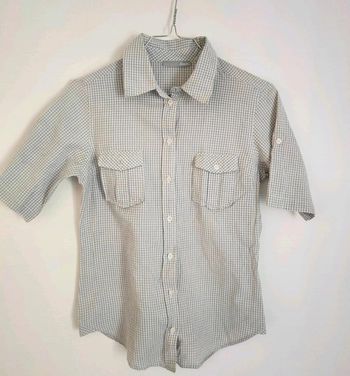 Chemise à carreaux Etam manches courtes - Dressing trié par tailles