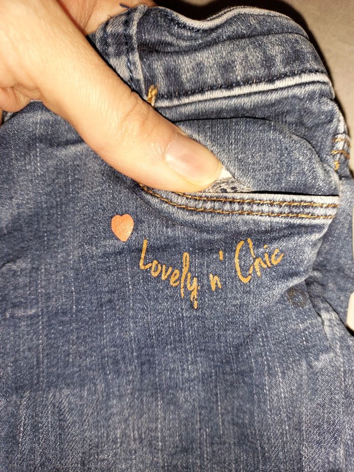 Jeans fille bleu foncé Orchestra - photo numéro 2