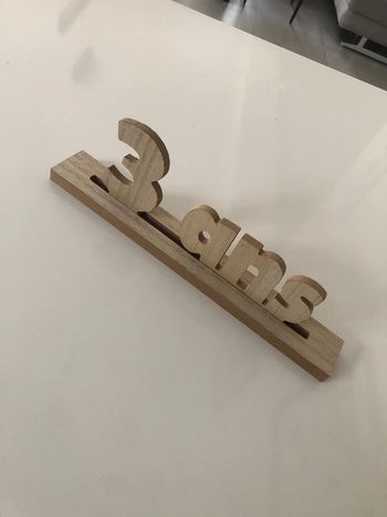 Support en bois 3 ans