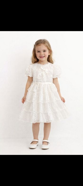 Robe de mariée fille taille deux ans