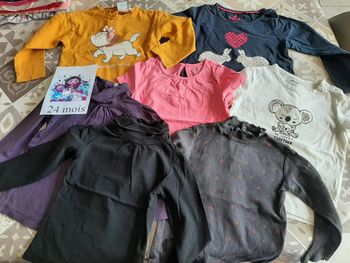 Lot de T shirts 24 mois