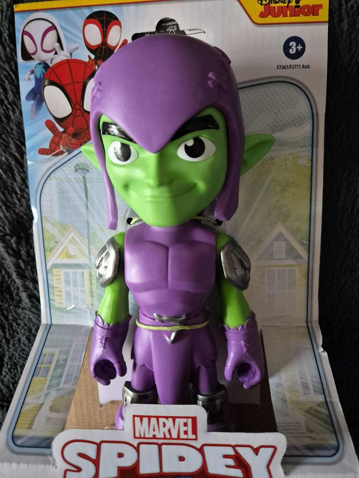 Marvel Spidey and His Amazing Friends Figurine de héros géantes Bouffon vert - photo numéro 2