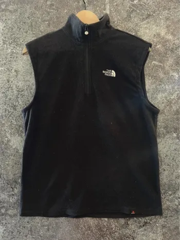 Polaire noire sans manches homme The North Face taille M chaleco gilet pile ärmellose Fleece Herren
