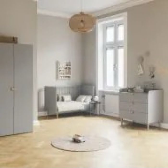 Lit bébé évolutif 70×140 cm “Étoile” – Petite Amélie – GRIS – Comme neuf ! - photo numéro 3
