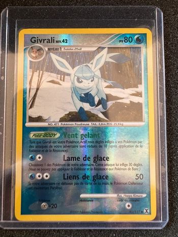 Carte Pokémon givrali reverse 41/111