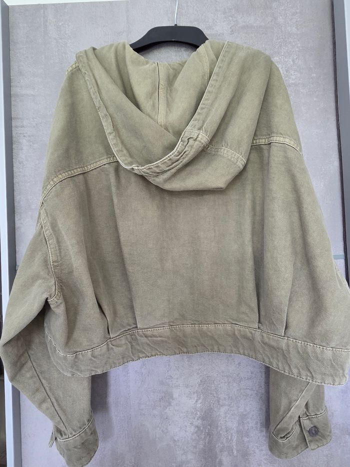 Veste jean kaki - photo numéro 3