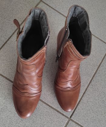 Bottines cuir