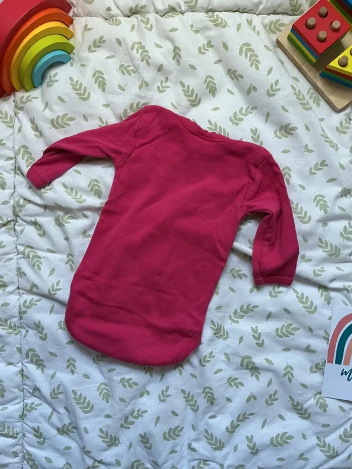 body manches longues rose 6 mois absorba - photo numéro 6