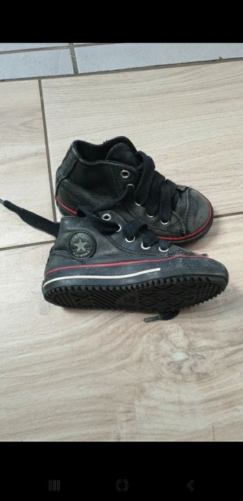 Baskets cuir converses all star 22