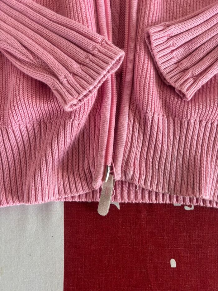 Veste rose Lacoste vintage unisexe petit croco fille xs homme s femme - photo numéro 6