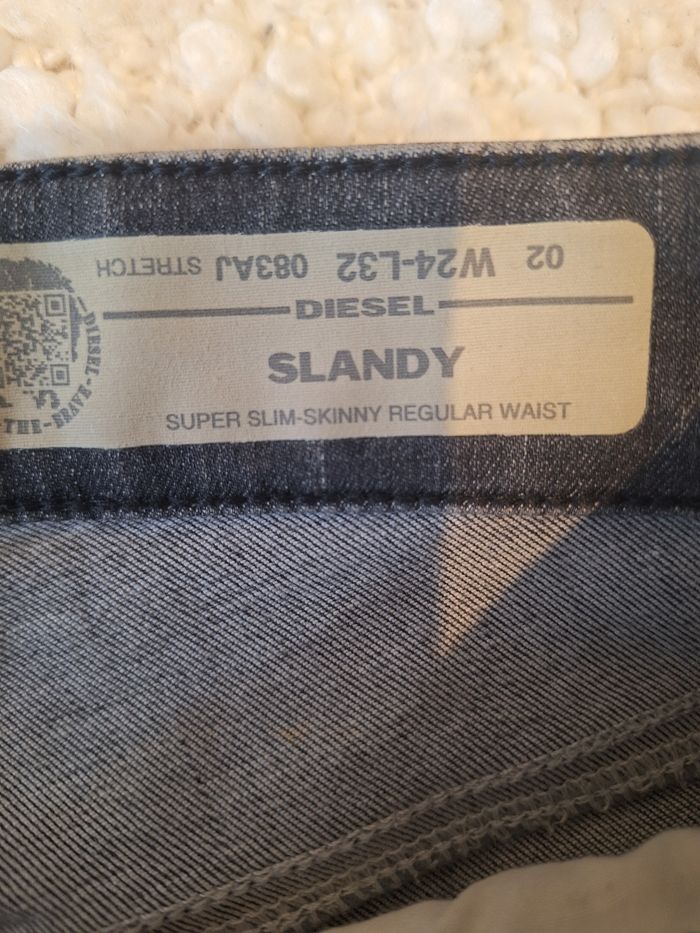 Jean diesel slim gris - photo numéro 3