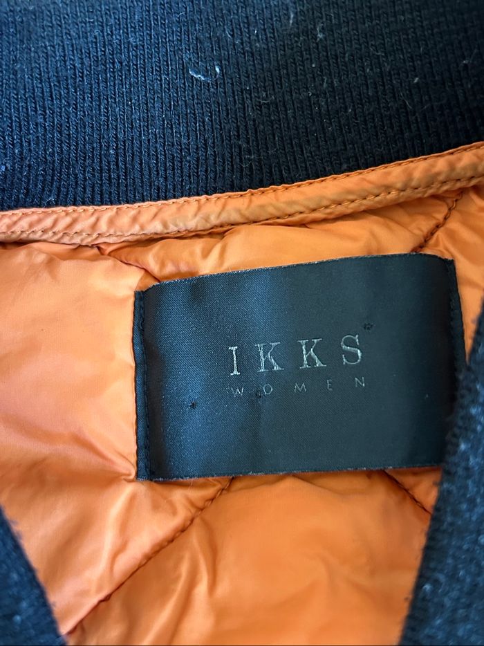Manteau noir bi matière IKKS taille 36 TBE - photo numéro 9