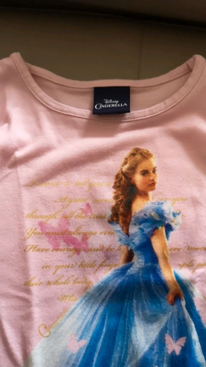 T shirt Cinderella Disney - photo numéro 2