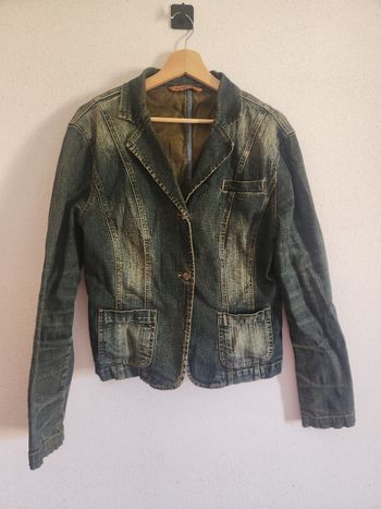 Veste en jean femme 40 Eighty Jeans – bleue – cintrée