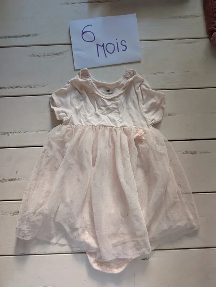 Robe bodie bébé fille 3/6 mois