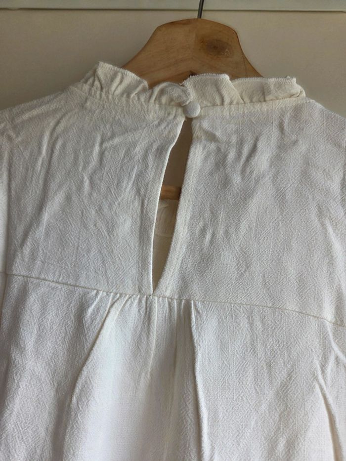 Blouse majolica blanche taille L - neuve avec étiquette - photo numéro 11