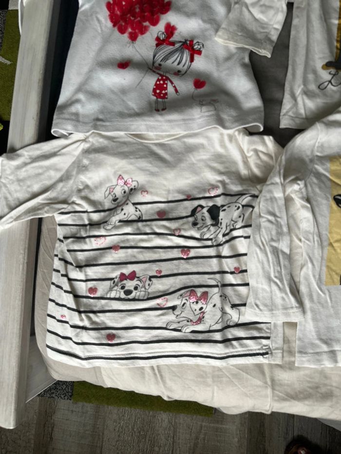 Lot de 8 t-shirt manche longue 24 mois - photo numéro 3