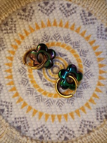 Perles acrylique en fleur