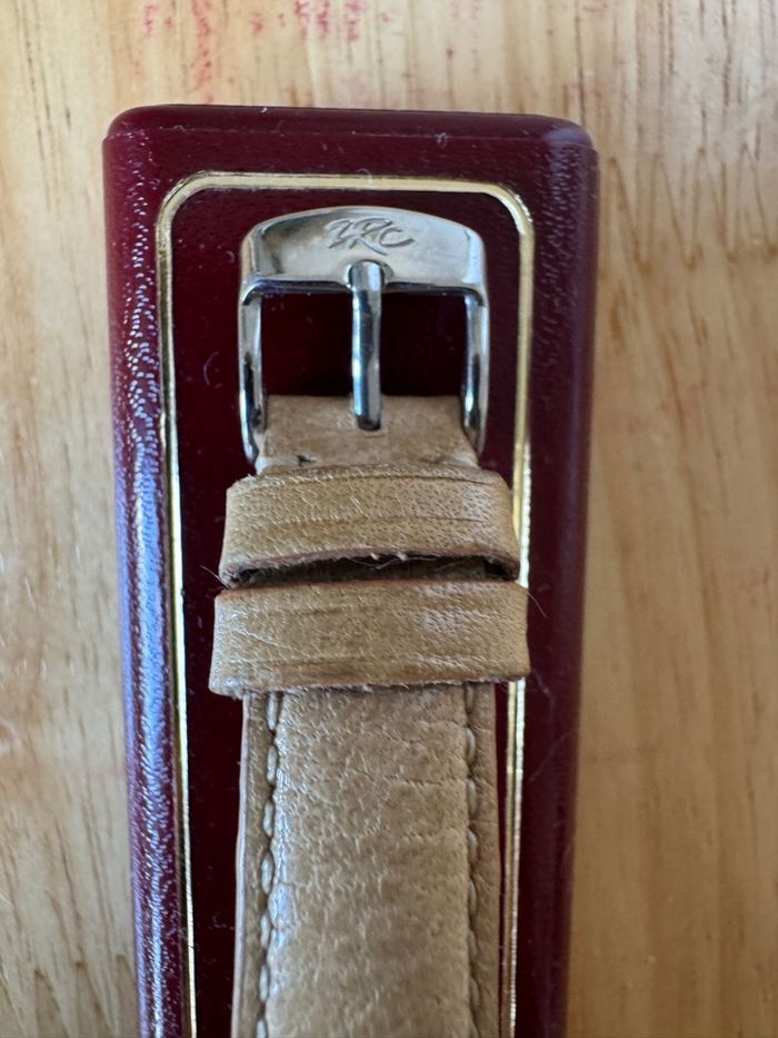 Montre Seiko Quartz vintage dorée – Années 70/80 – Pile neuve – Bracelet cuir ZRC fait main - photo numéro 6