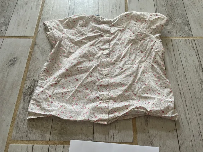 Très jolie blouse fleurie été fille 5 ans - photo numéro 4