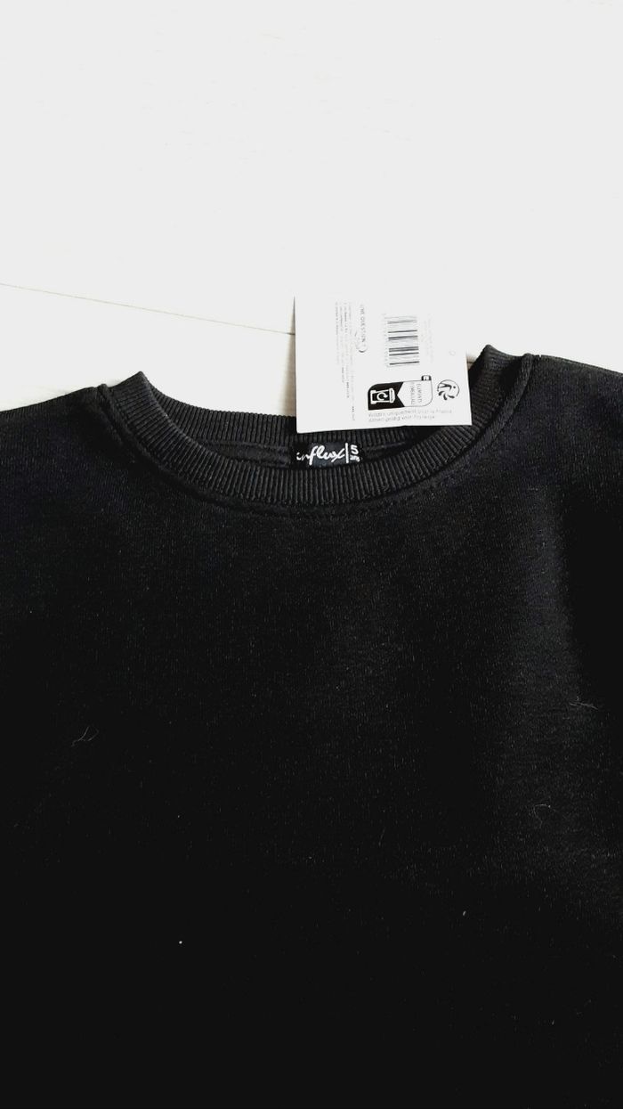 Vêtement fille pull noir uni Influx 5 ans Neuf - photo numéro 2