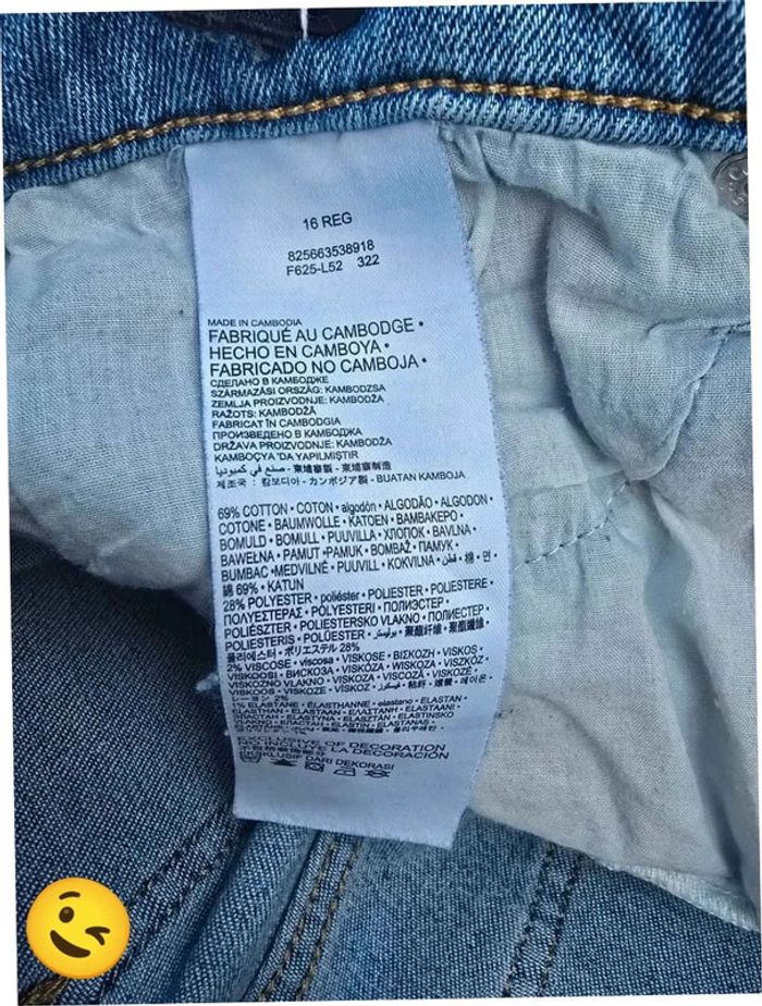 Jeans Levi's wid leg W24|FR34 coupe droite bleu Femme-Women PAN289 - photo numéro 7