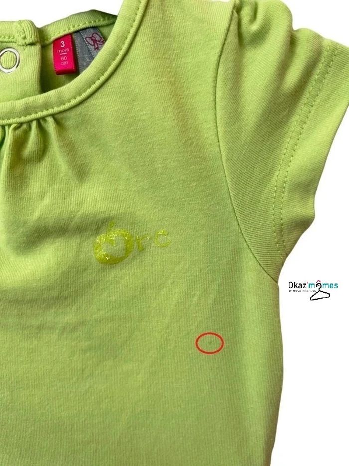 LOT de 2 T-shirts à manches courtes - Orchestra 3 mois (60cm) - photo numéro 6