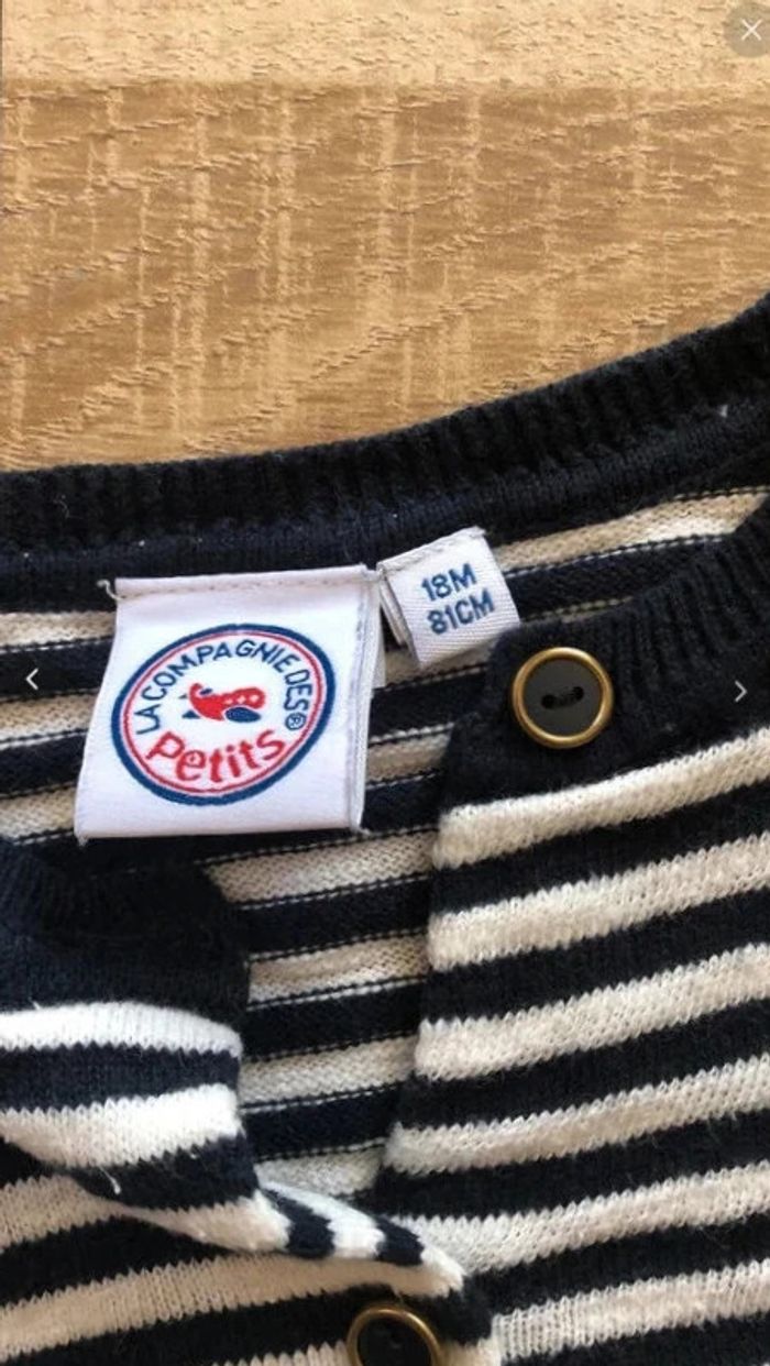 Gilet marinière - photo numéro 3