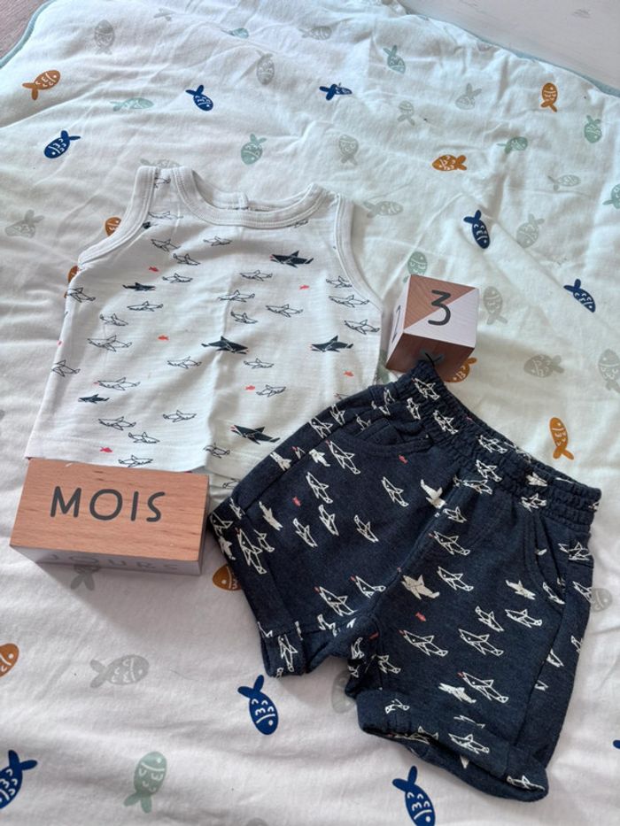 Ensemble garçon 3 mois