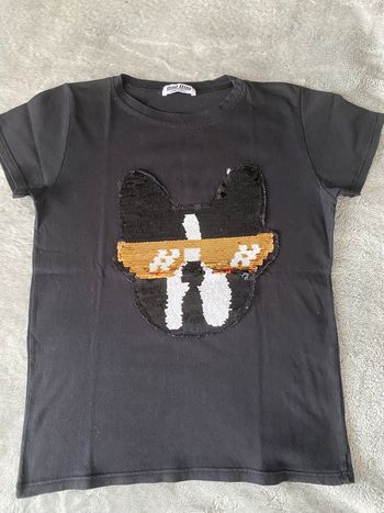 T-shirt sequin 12 ans