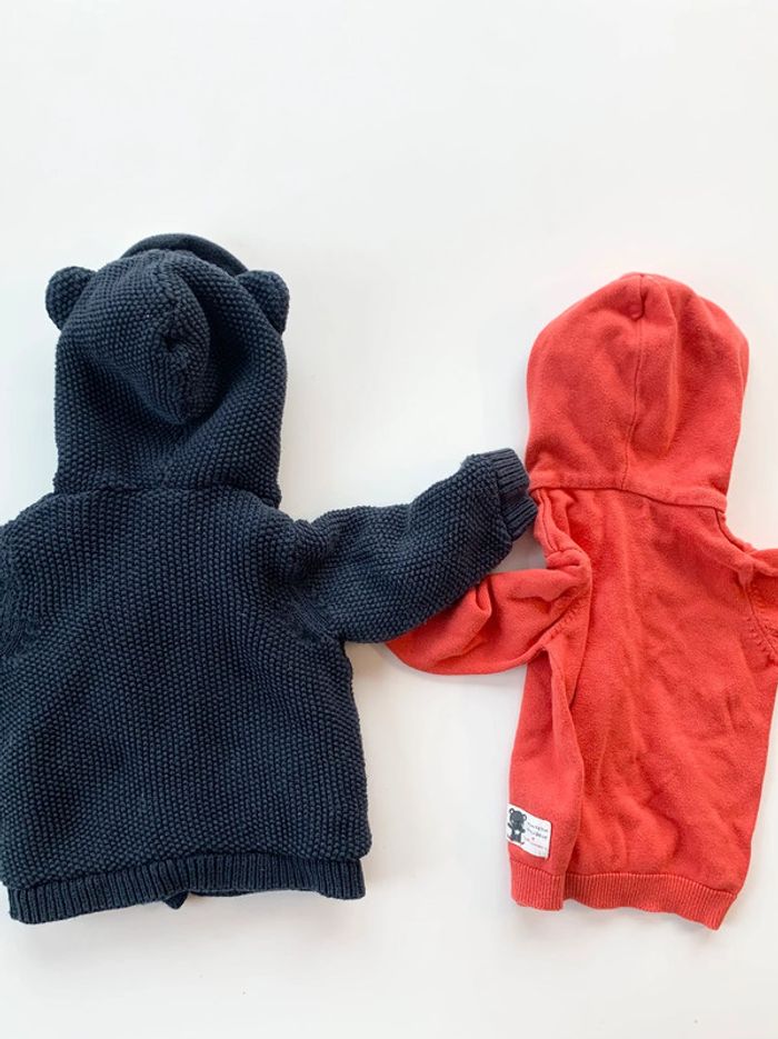 Lot de 2 pull / gilet 12 mois / 1 an - photo numéro 4