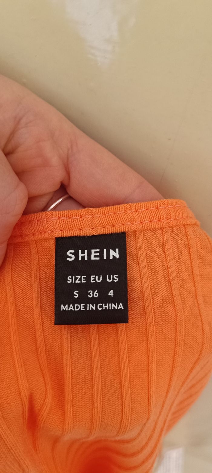 Top Shein corail - photo numéro 5