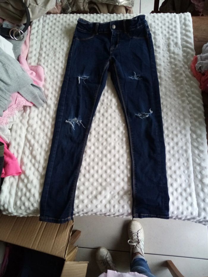 Jean skinny troué