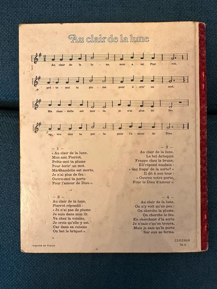 1976 Livre ancien carton Pouf le Chaton bleu Gentil coquelicot Hachette Pierre Probst (Caroline) - photo numéro 2