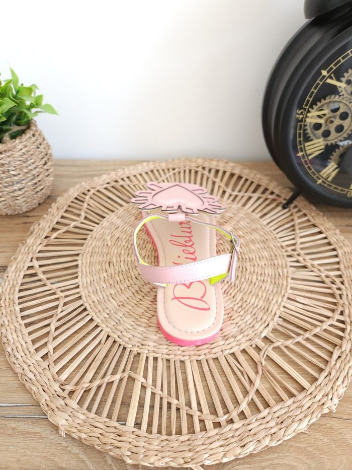 Sandales Cœur à paillettes Rose malabar Billieblush Pointure 35 - photo numéro 4