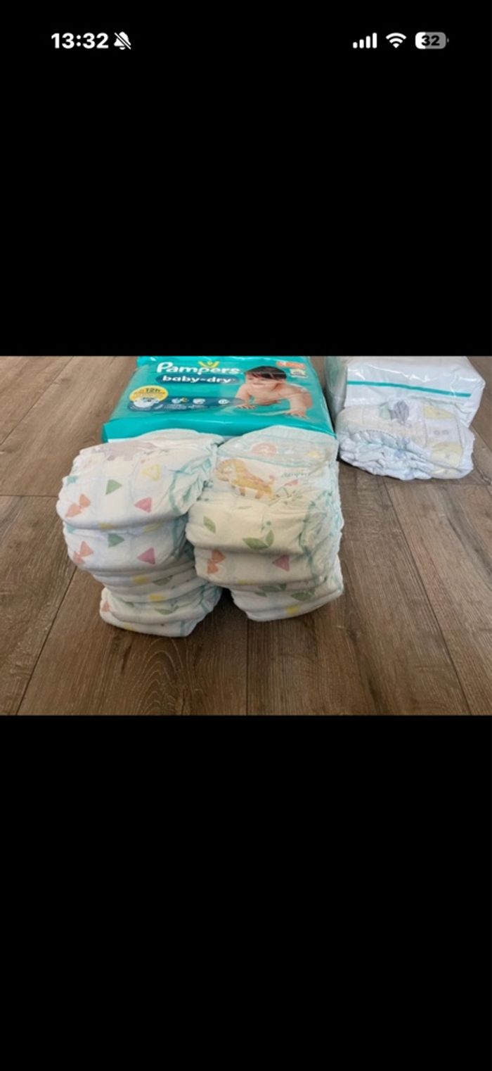 155 couches Pampers T3 - photo numéro 3