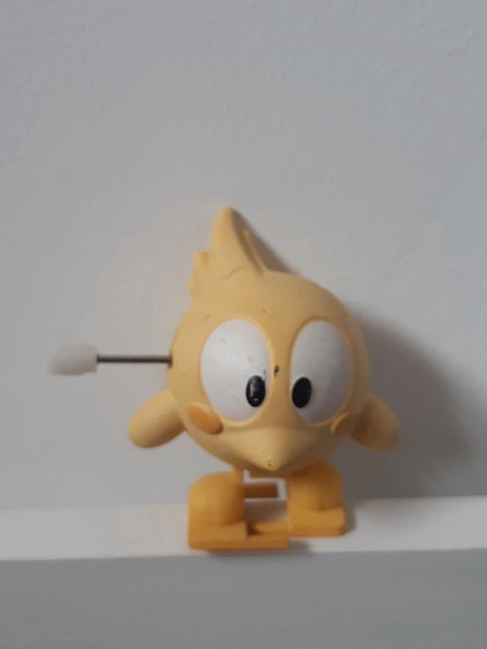 Figurine L'oiseau tofu jaune