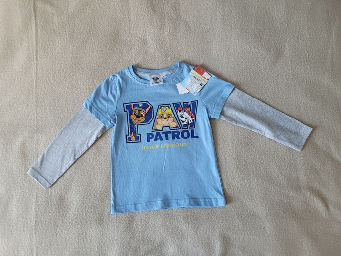 T-shirt manches longues en Jersey pat patrouille 4 ans - photo numéro 2