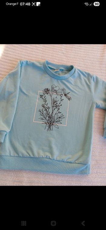 Sweat fille taille 5 ans