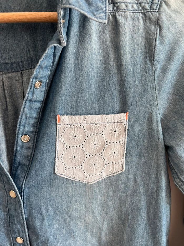 Chemise en jean Vertbaudet - photo numéro 2