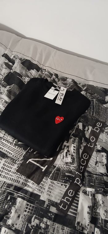 Pull Comme des Garçons noir taille M