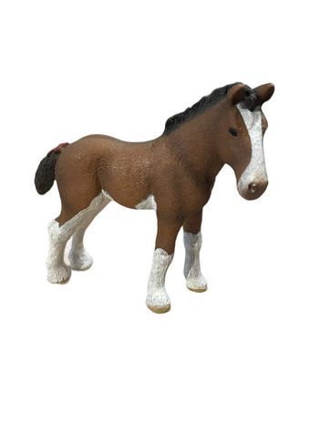 Figurine Schleich cheval Clydesdale Foal N•13810