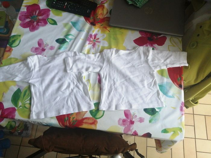 2 tee-shirts bébé - photo numéro 6