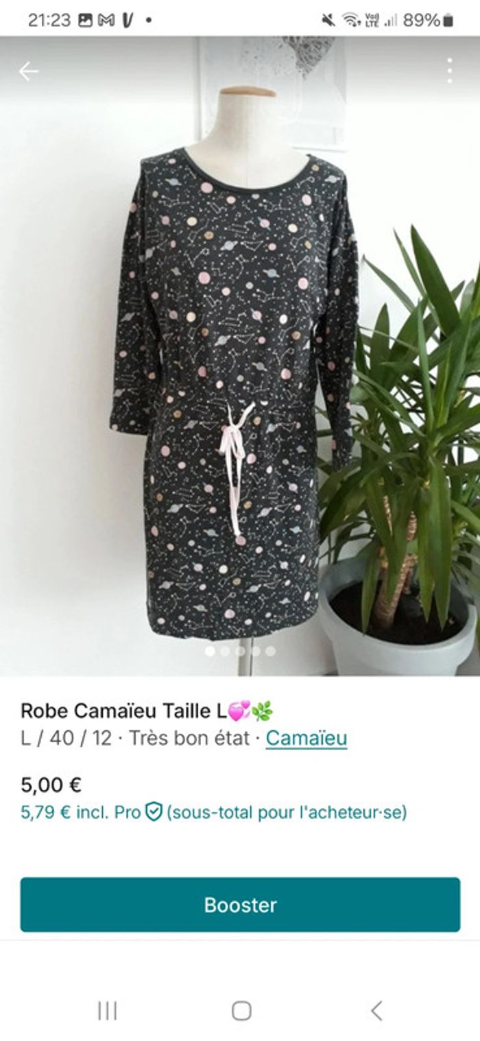 Robe Camaïeu Taille L 💝🌿 - photo numéro 7