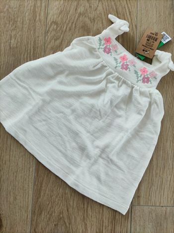 Débardeur crème à fleurs brodées Tape à l'oeil 24 mois 