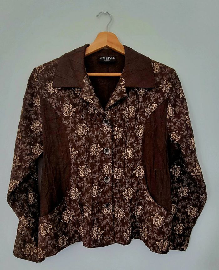Chemise marron - Taille 42/44