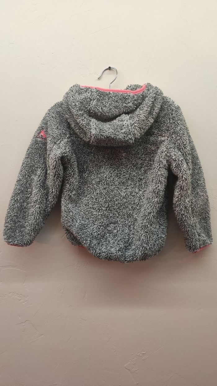 Veste polaire grise et corail 4 ans McKinley - photo numéro 2