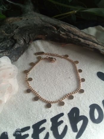 Bracelet en acier inoxydable doré