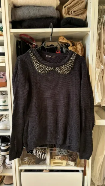 Joli pull en maille col Claudine